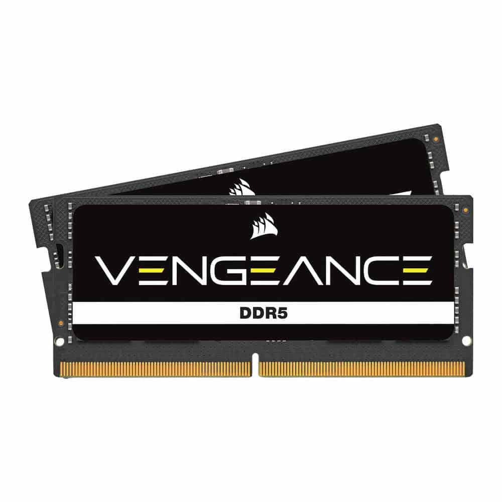 (image for) Corsair Vengeance Black 16GB 4800MHz DDR5 SODIMM Memory